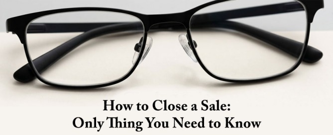 How to close a sale