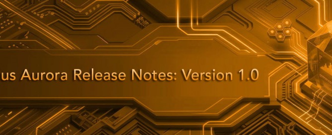 PlanPlus Aurora Release Notes: Version 1.0