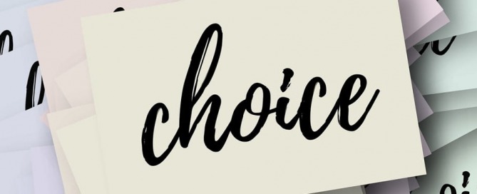 Nothing happens until you decide